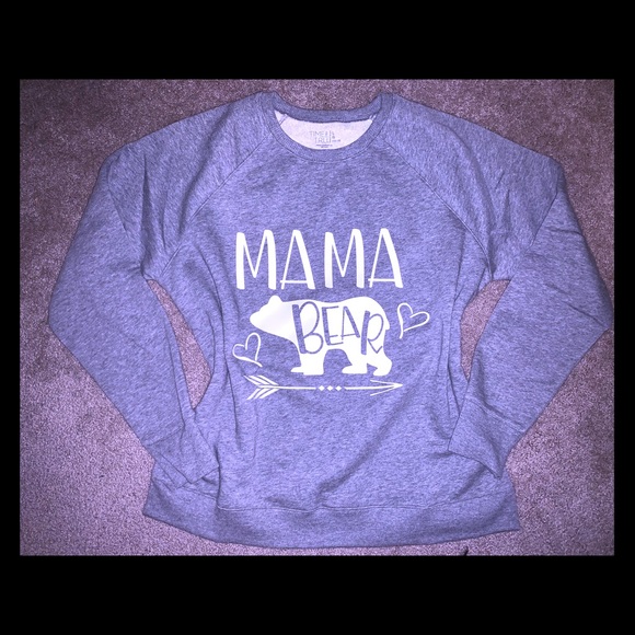 Mama Bear Crew Neck Sweatshirt - Picture 1 of 1